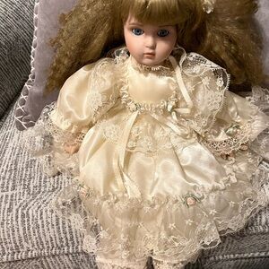 Antique beautiful porcelain doll